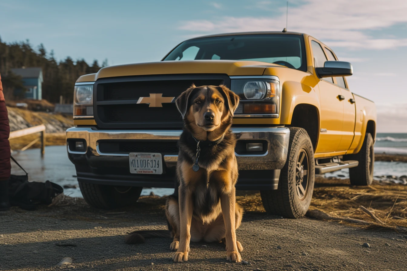 Chevrolet Silverado car trash can