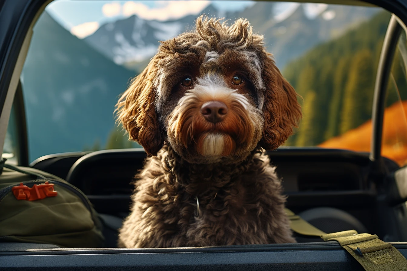 Mercedes-Benz GLC Dog Car Seat for Lagotto Romagnolo